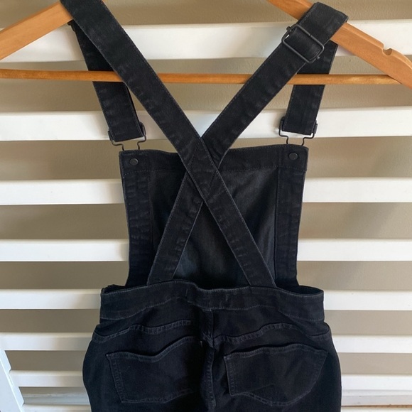 Madewell Denim Lunar Wash Skinny Denim Overalls XS - Picture 9 of 15